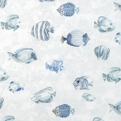 Kravet Design GREAT REEF.5.0 Great Reef Multipurpose Fabric in Crystal/Light Blue/Mineral/Blue